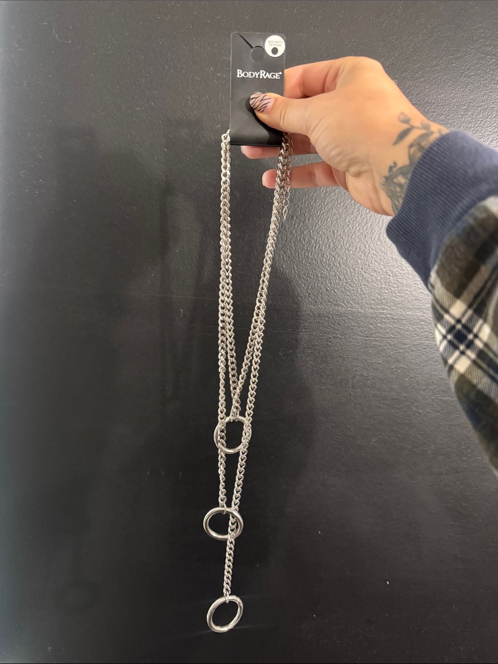 Silver Pull Chain Necklace